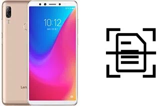 Numériser un document sur un Lenovo K5 Pro