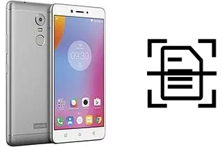 Numériser un document sur un Lenovo K6 Note