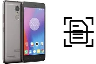 Numériser un document sur un Lenovo K6 Power