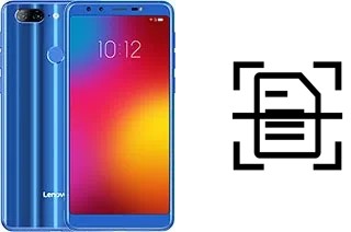 Numériser un document sur un Lenovo K9
