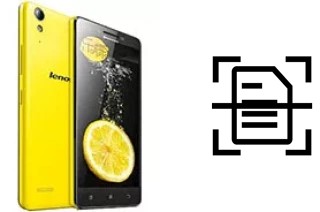 Numériser un document sur un Lenovo K3