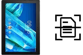 Numériser un document sur un Lenovo moto tab