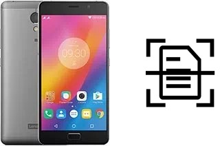 Numériser un document sur un Lenovo P2