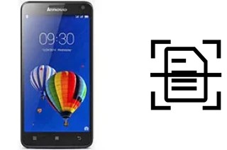 Numériser un document sur un Lenovo S580