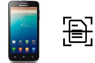 Numériser un document sur un Lenovo S650