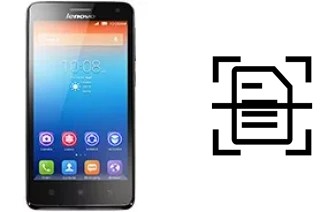 Numériser un document sur un Lenovo S660