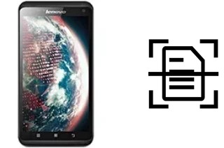 Numériser un document sur un Lenovo S930