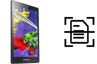 Numériser un document sur un Lenovo Tab 2 A8-50