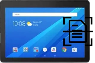 Numériser un document sur un Lenovo Tab E10