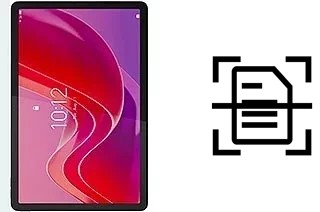 Numériser un document sur un Lenovo Tab M11