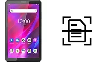 Numériser un document sur un Lenovo Tab M7 (3rd Gen)