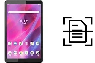 Numériser un document sur un Lenovo Tab M8 (3rd Gen)