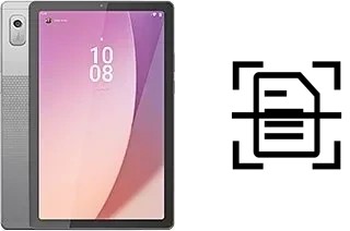 Numériser un document sur un Lenovo Tab M9