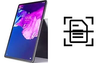 Numériser un document sur un Lenovo Tab P11 Pro