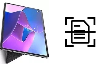 Numériser un document sur un Lenovo Tab P12 Pro