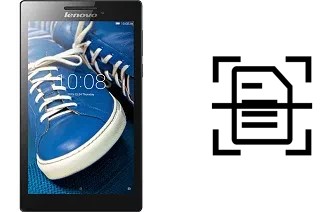 Numériser un document sur un Lenovo Tab 2 A7-20