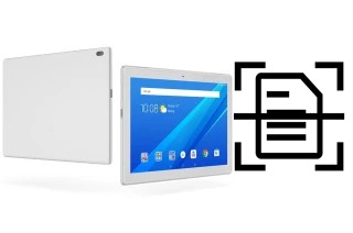 Numériser un document sur un Lenovo Tab4 10