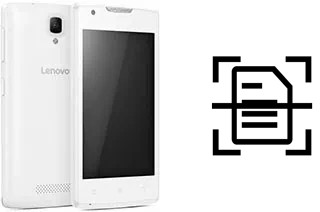 Numériser un document sur un Lenovo Vibe A