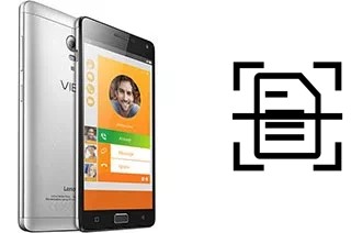 Numériser un document sur un Lenovo Vibe P1