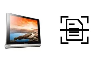 Numériser un document sur un Lenovo Yoga Tablet 10