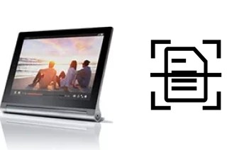 Numériser un document sur un Lenovo Yoga Tablet 2 10.1