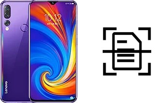 Numériser un document sur un Lenovo Z5s