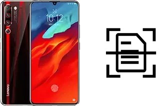 Numériser un document sur un Lenovo Z6 Pro 5G