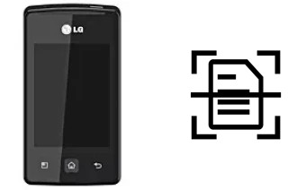 Numériser un document sur un LG E2