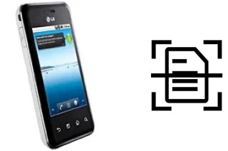 Numériser un document sur un LG Optimus Chic E720