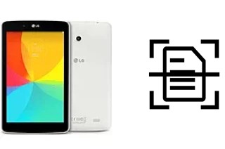 Numériser un document sur un LG G Pad 8.0 LTE