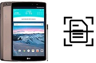 Numériser un document sur un LG G Pad II 8.3 LTE