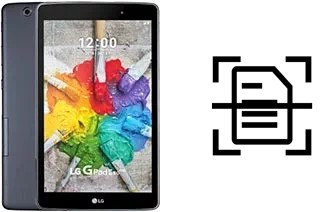 Numériser un document sur un LG G Pad III 10.1 FHD