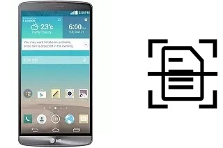 Numériser un document sur un LG G3 A