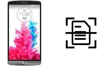 Numériser un document sur un LG G3 Screen