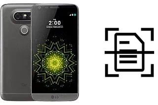 Numériser un document sur un LG G5 SE