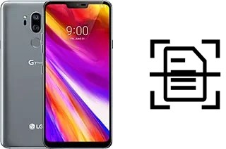 Numériser un document sur un LG G7 ThinQ