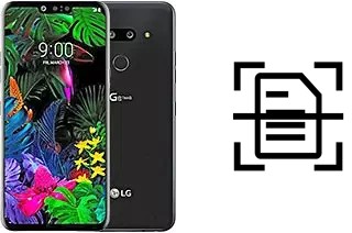 Numériser un document sur un LG G8 ThinQ