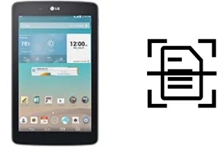 Numériser un document sur un LG G Pad 7.0 LTE