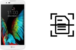 Numériser un document sur un LG K10 LTE