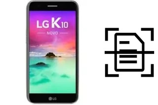 Numériser un document sur un LG K10 Novo