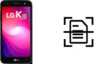 Numériser un document sur un LG K10 Power