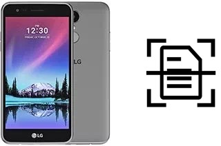 Numériser un document sur un LG K4 (2017)