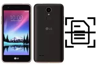 Numériser un document sur un LG K7 (2017)