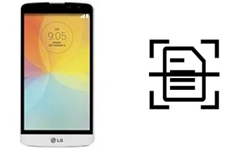 Numériser un document sur un LG L Bello