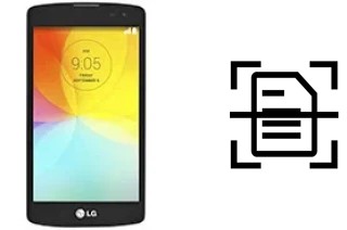 Numériser un document sur un LG F60