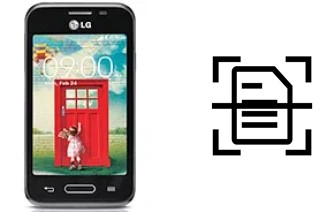 Numériser un document sur un LG L40 D160