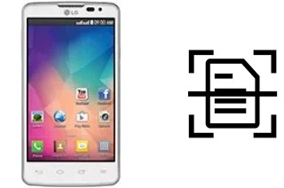 Numériser un document sur un LG L60 Dual