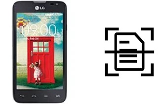 Numériser un document sur un LG L65 Dual D285