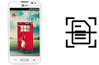 Numériser un document sur un LG L65 D280