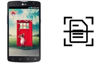 Numériser un document sur un LG L80 Dual